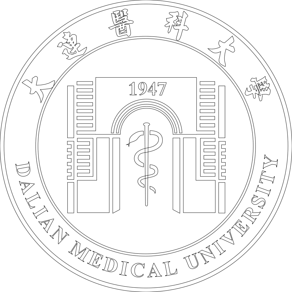 大连医科大学校徽轮廓图