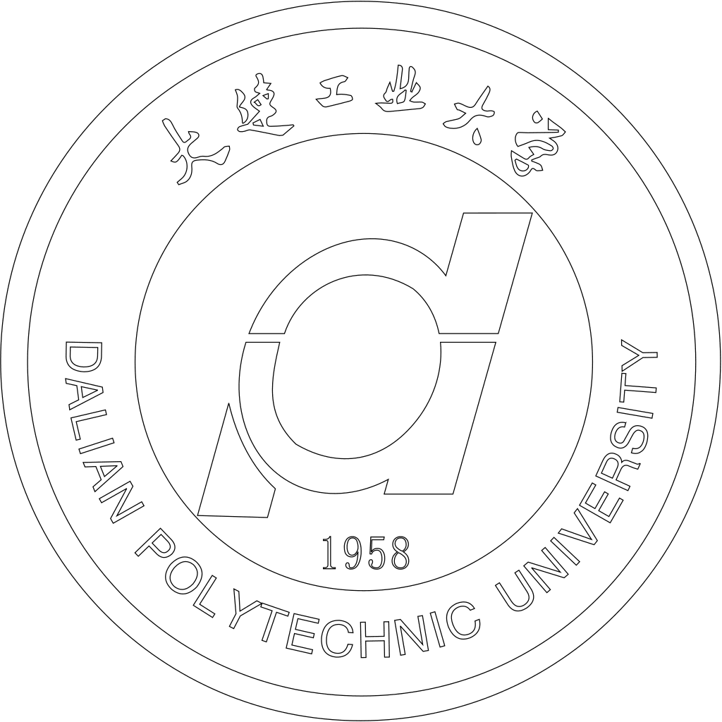 大连工业大学校徽轮廓图