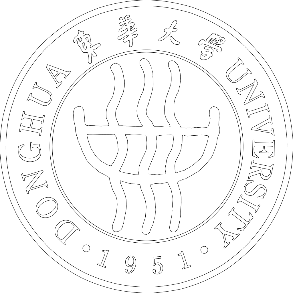 东华大学校徽轮廓图