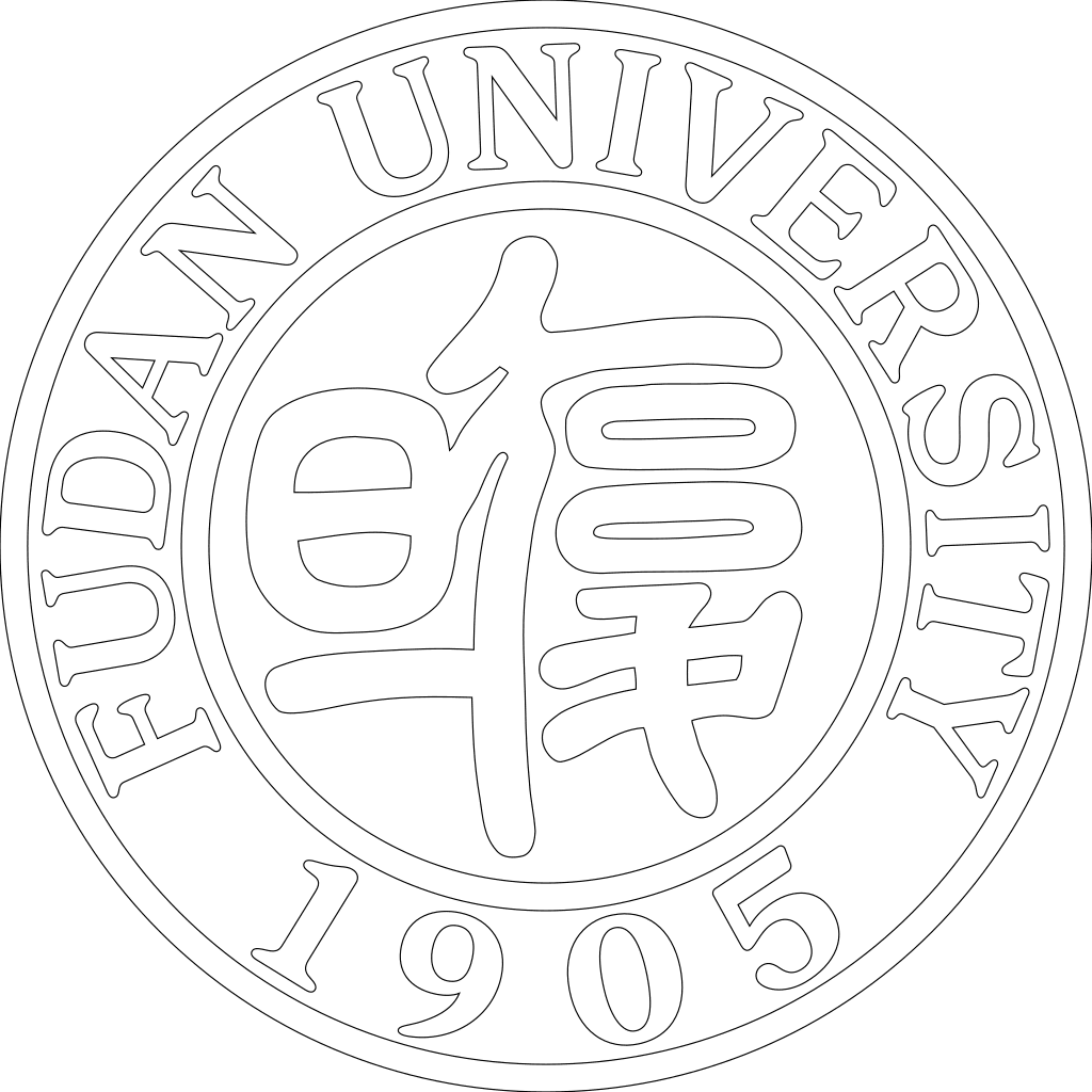 复旦大学校徽轮廓图