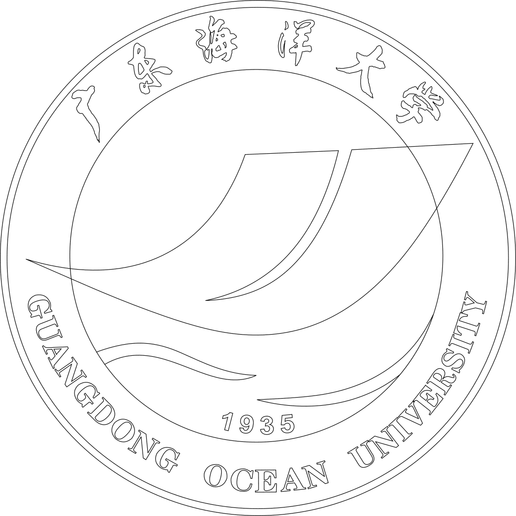 广东海洋大学校徽轮廓图