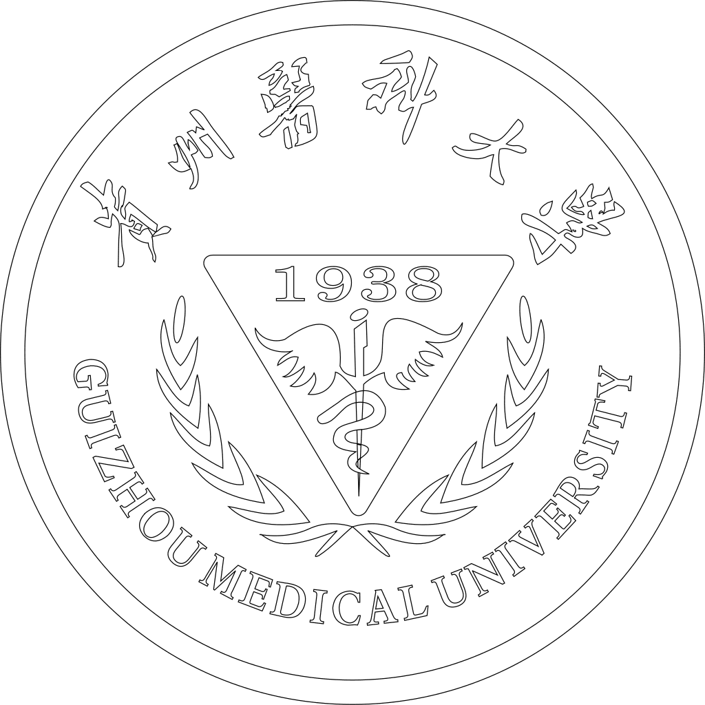 贵州医科大学校徽轮廓图