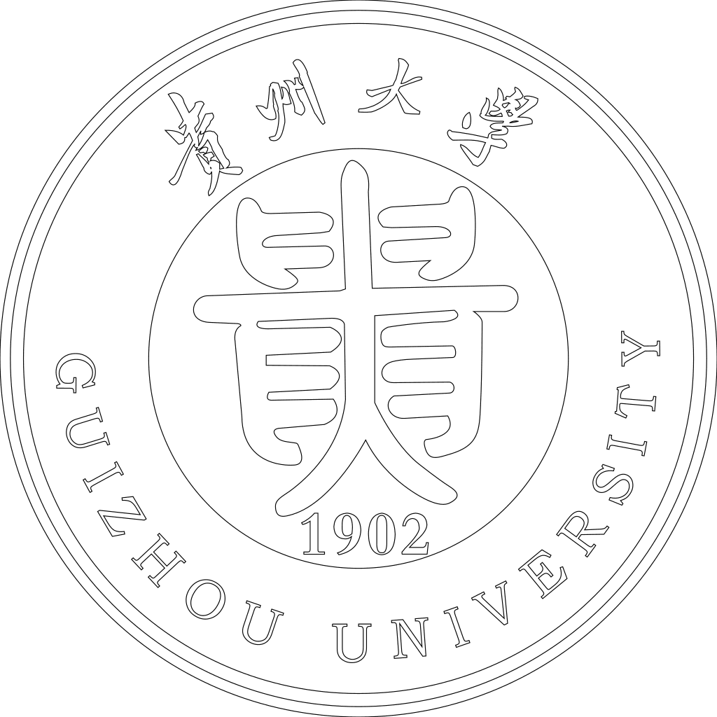 贵州大学校徽轮廓图