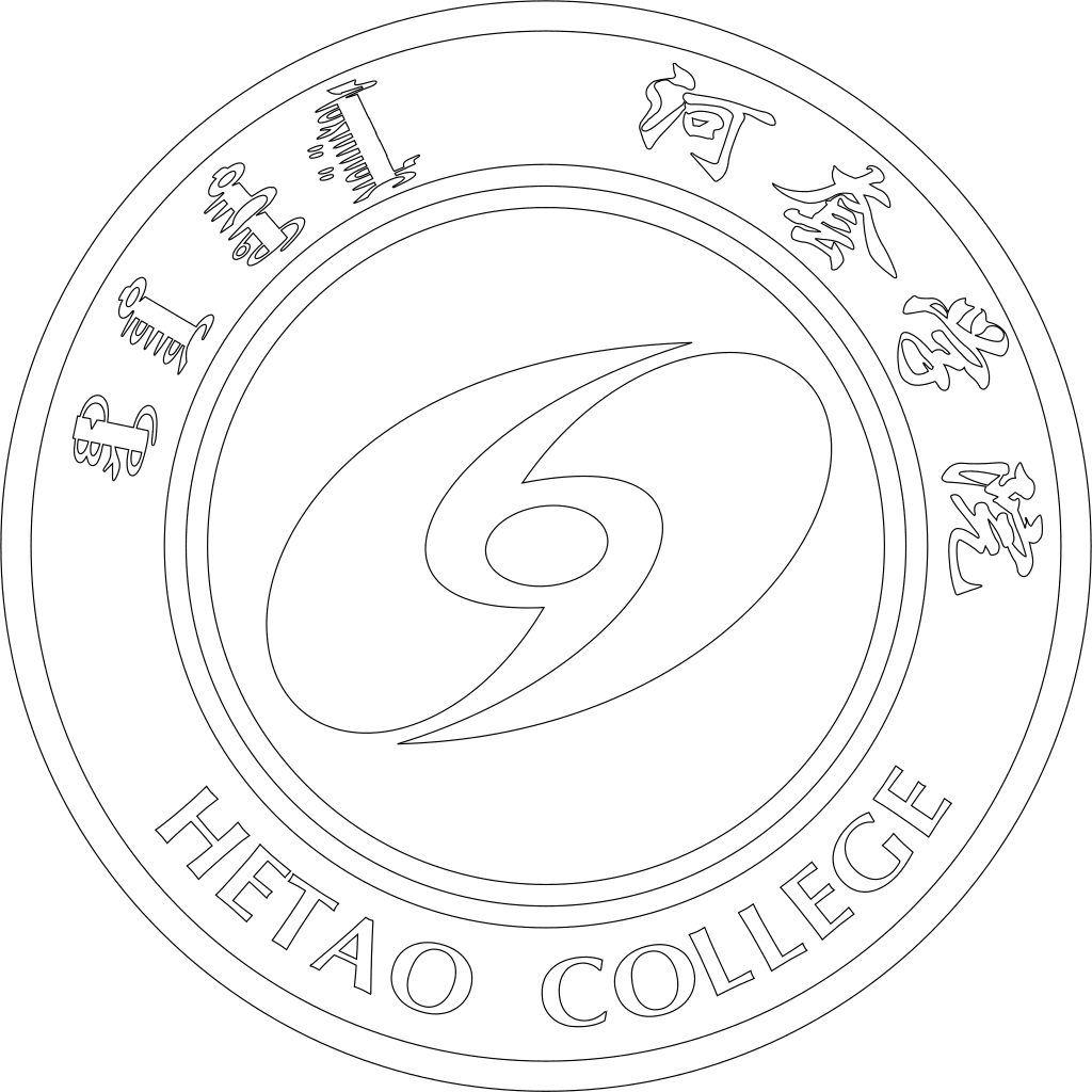 河套学院校徽轮廓图