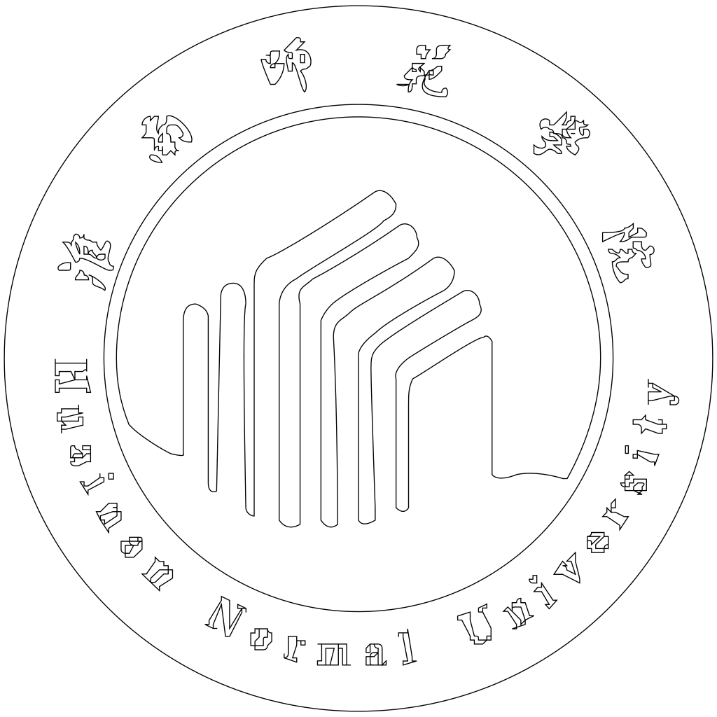 淮南师范学院校徽轮廓图