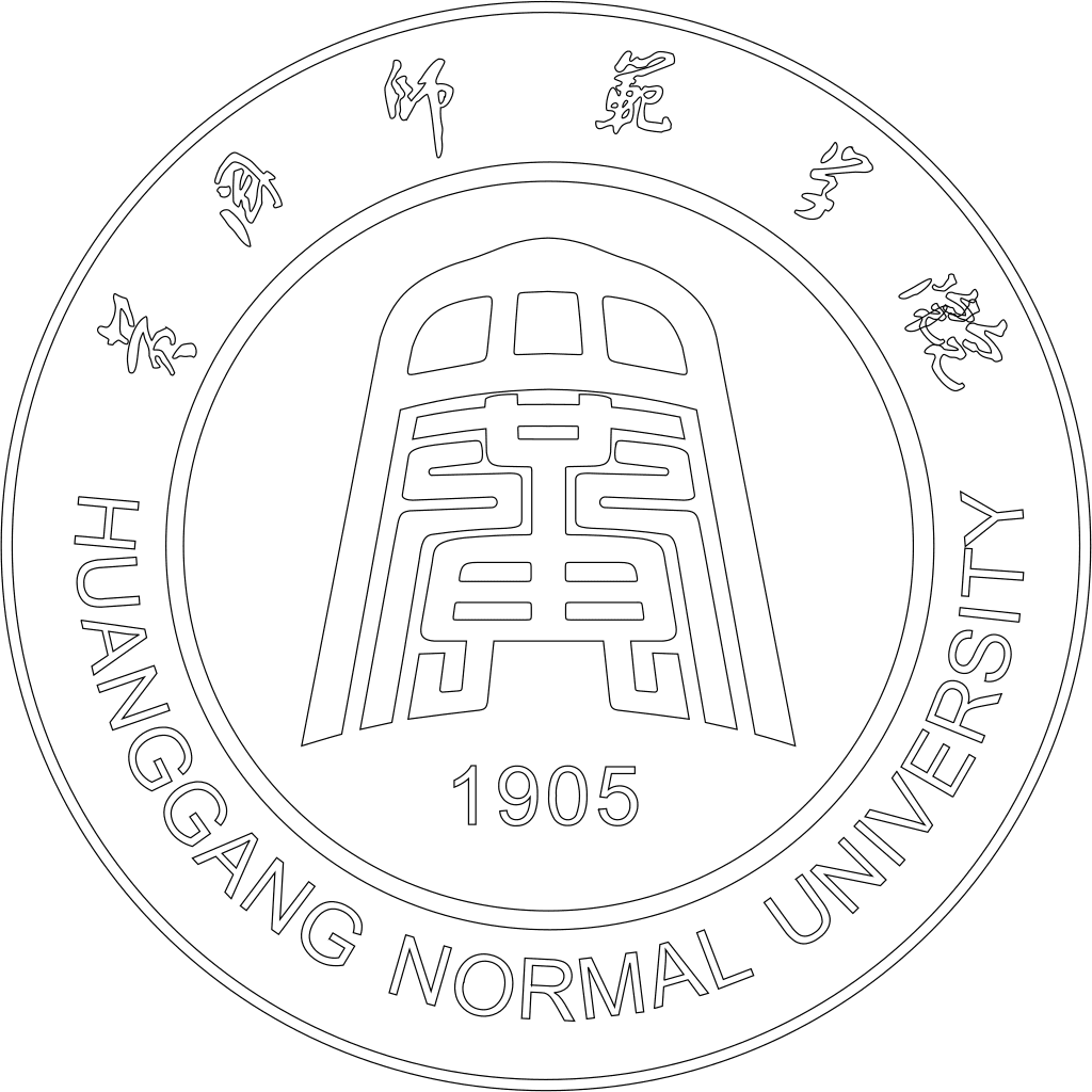 黄冈师范学院校徽轮廓图