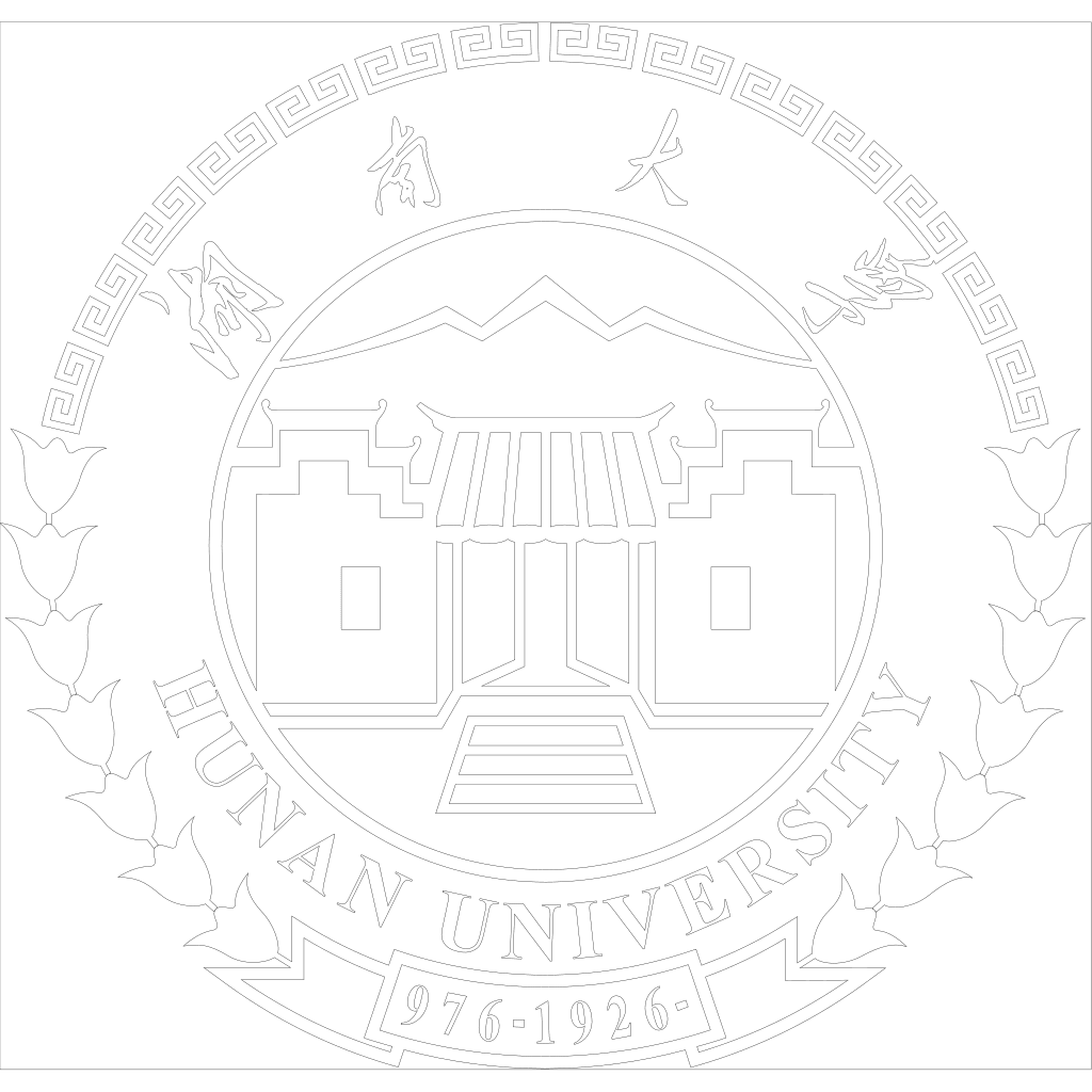 湖南大学校徽轮廓图