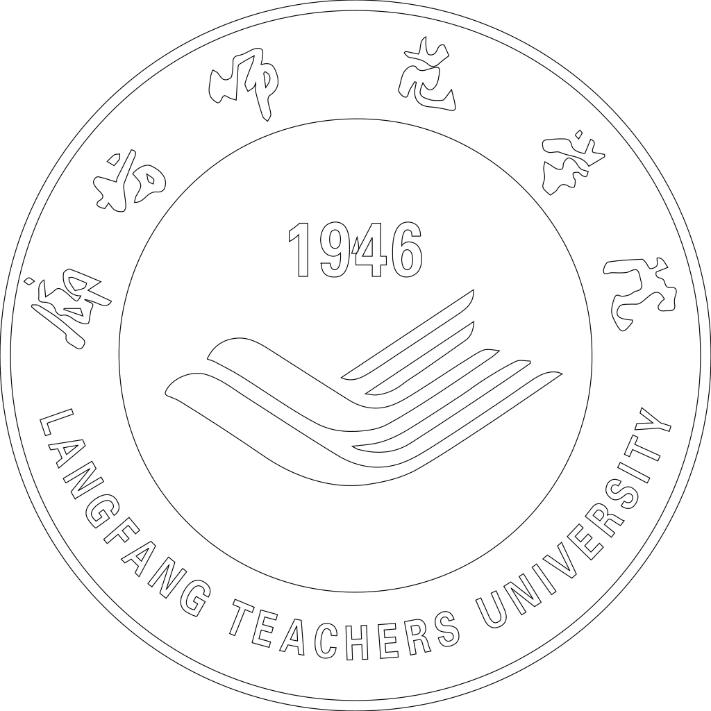 廊坊师范学院校徽轮廓图