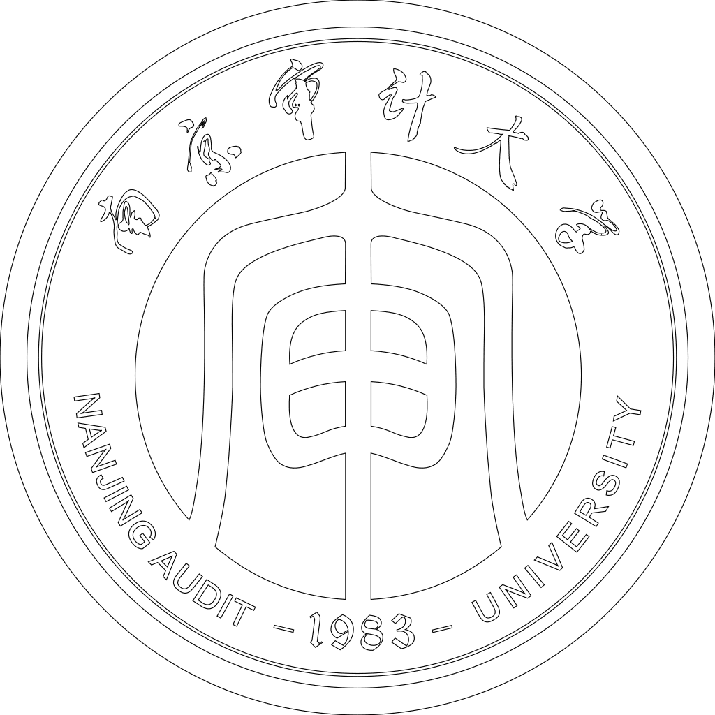 南京审计大学校徽轮廓图