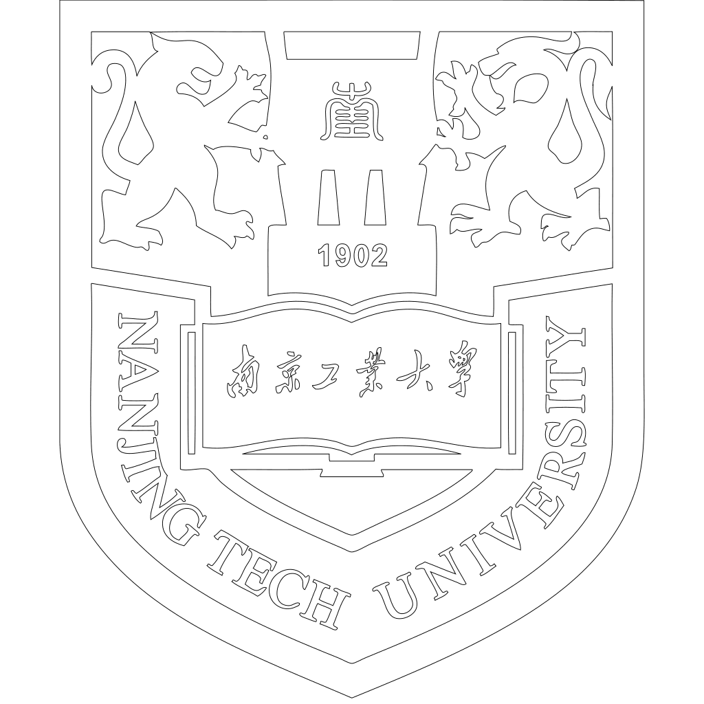 南京工业大学校徽轮廓图