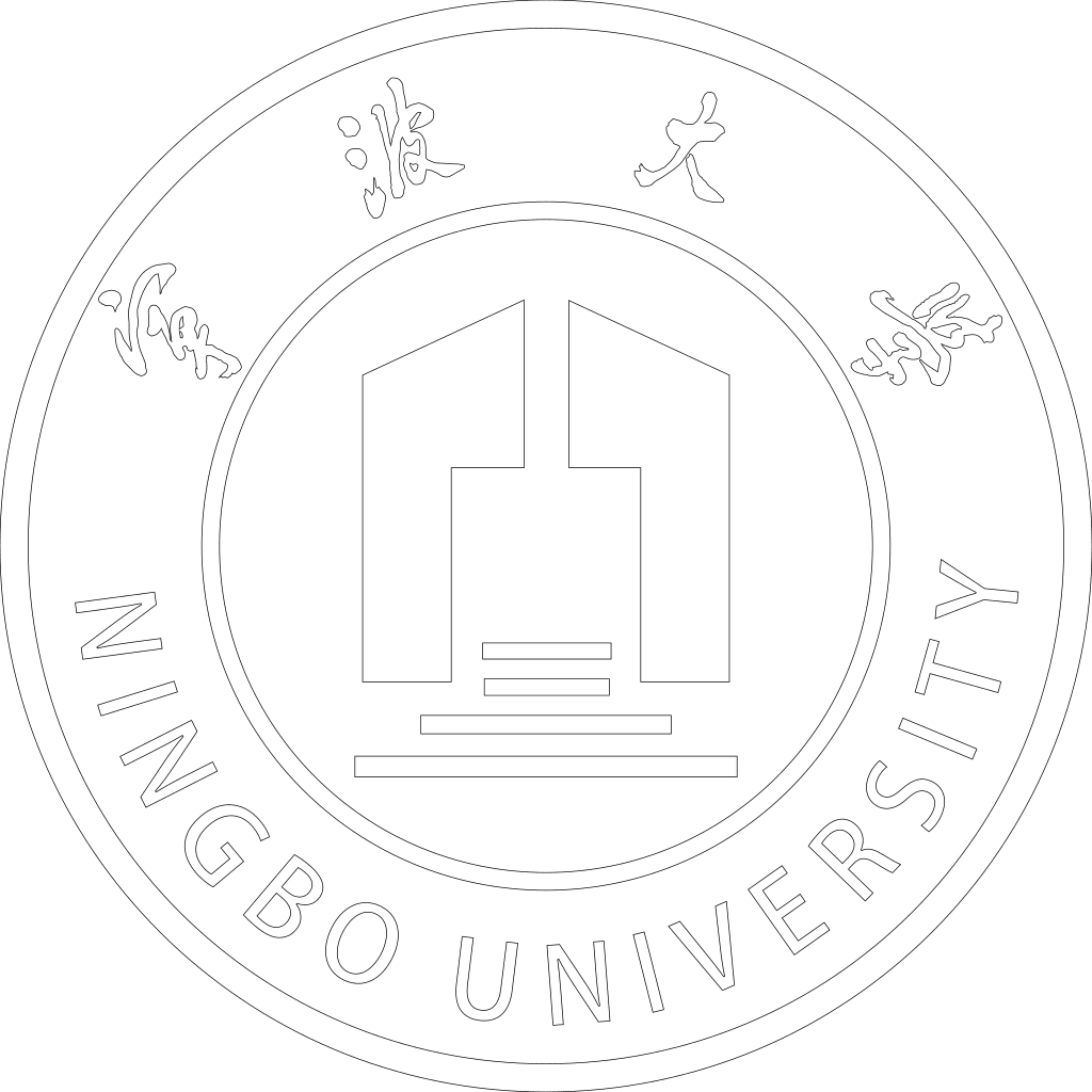 宁波大学校徽轮廓图