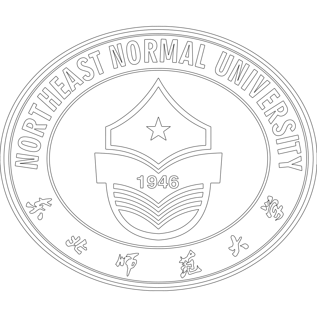 东北师范大学校徽轮廓图