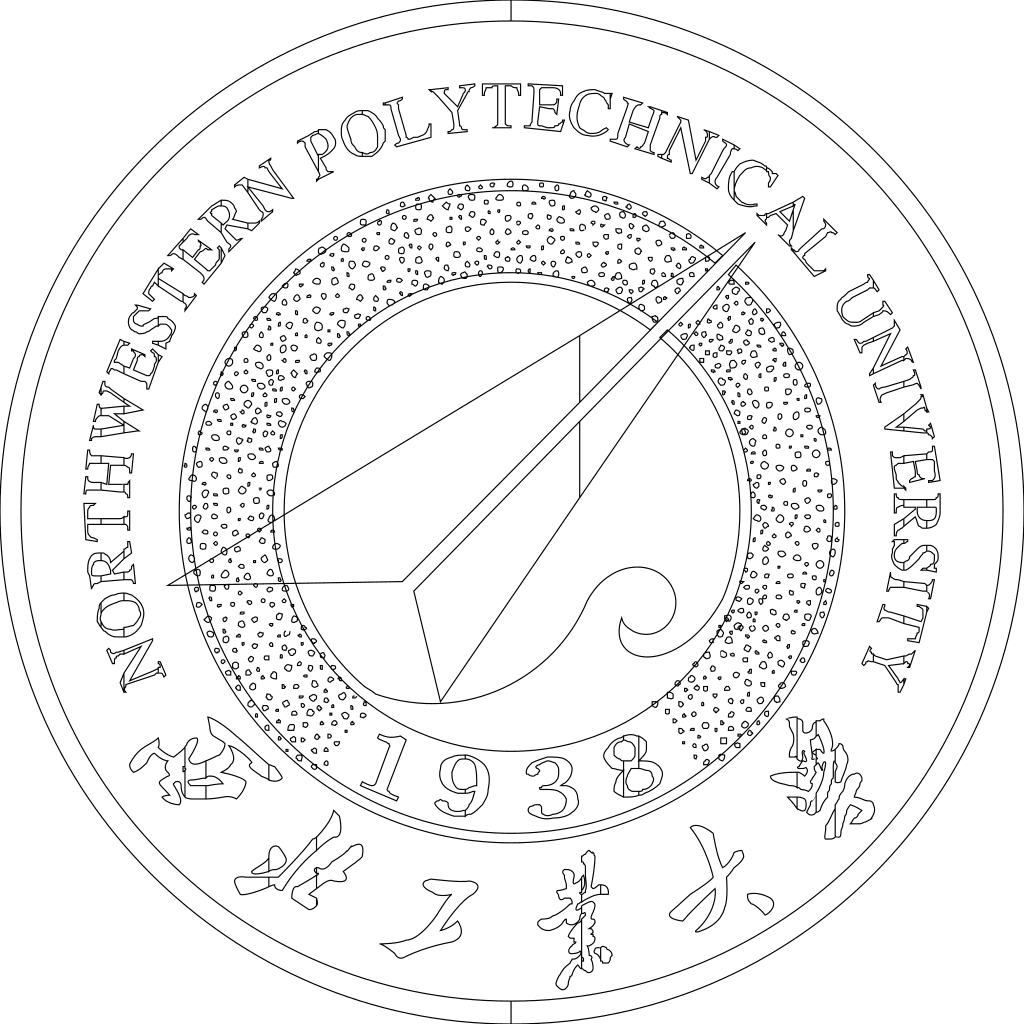 西北工业大学校徽轮廓图