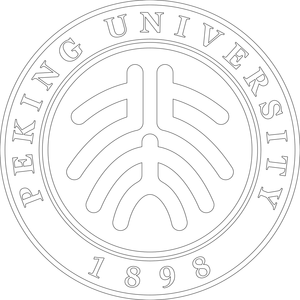 北京大学校徽轮廓图