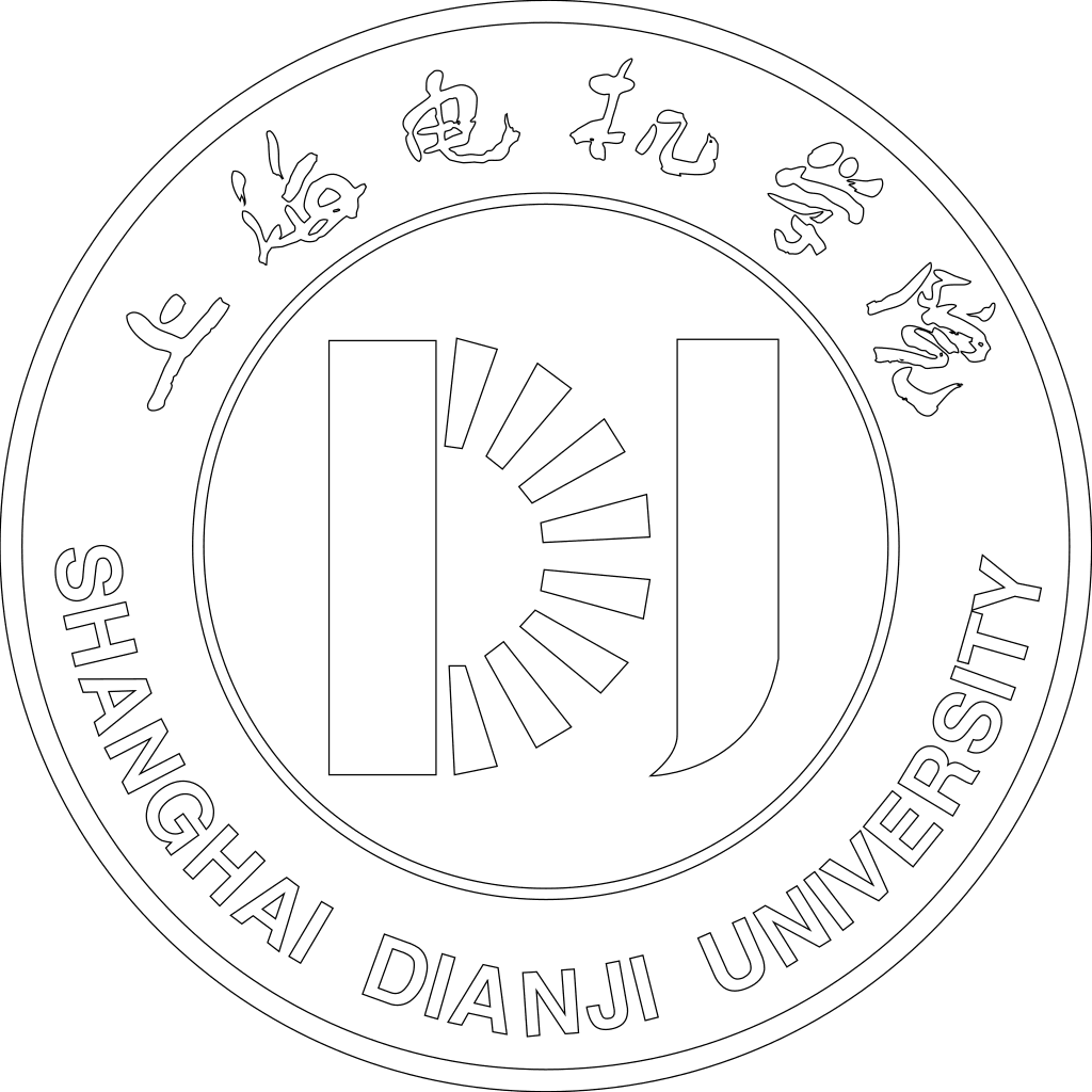 上海电机学院校徽轮廓图
