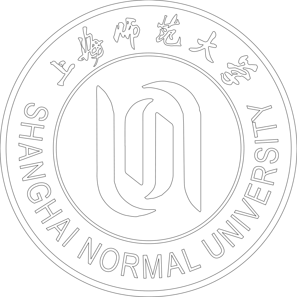 上海师范大学校徽轮廓图