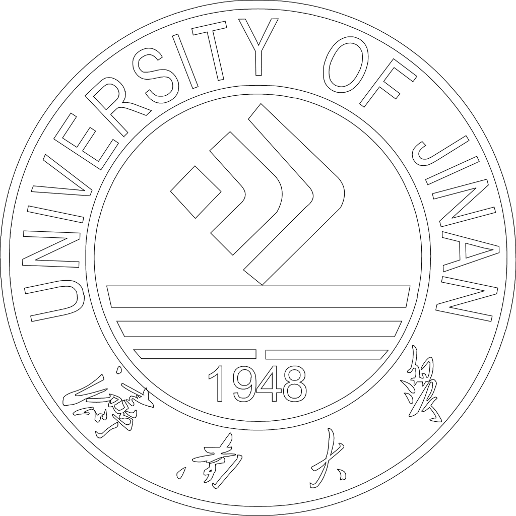 济南大学校徽轮廓图