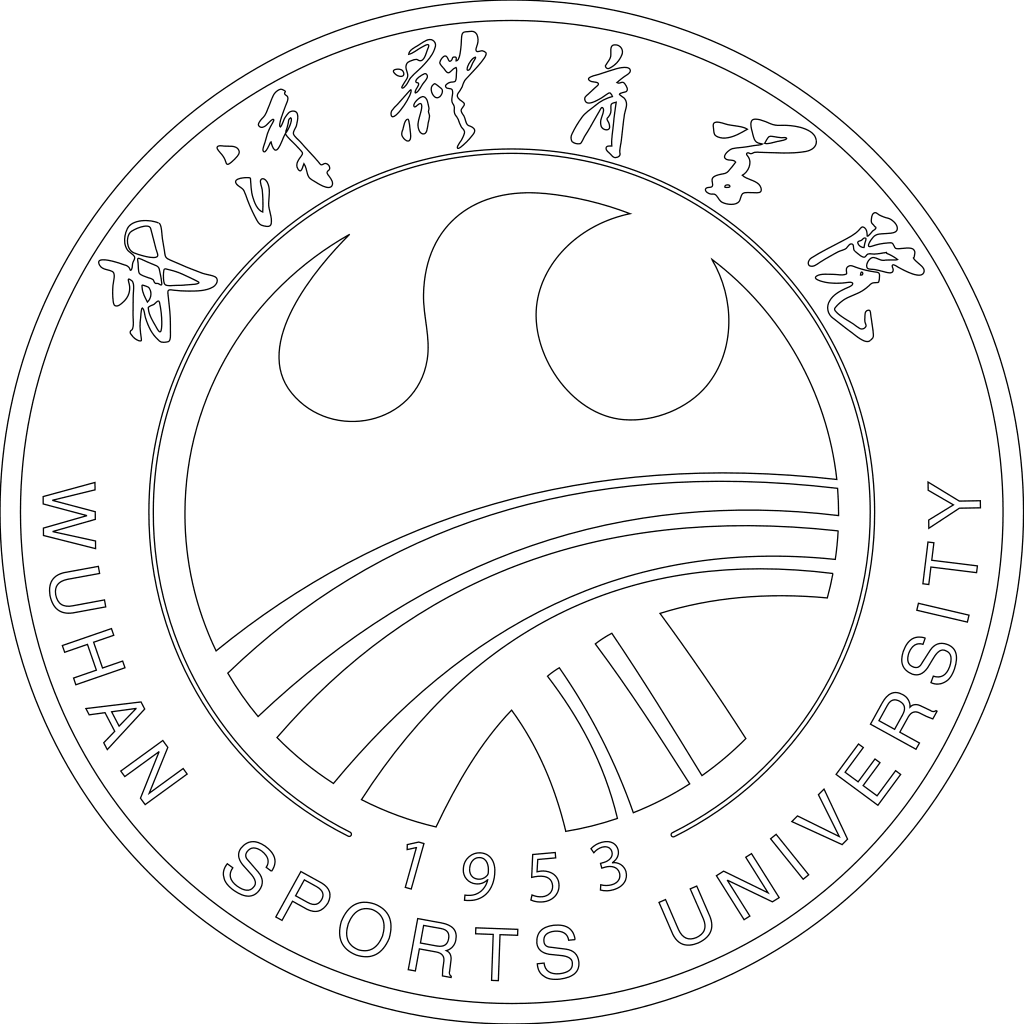 武汉体育学院校徽轮廓图